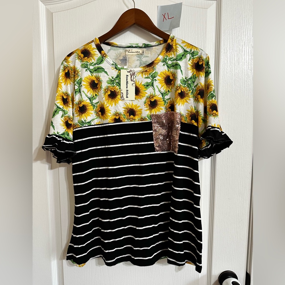 Sunflower Striped Women's Top